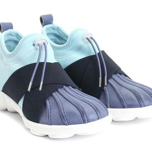 John Fluevog Urban Angels Spyro
Slip-On Sneakers Blue — Size 10